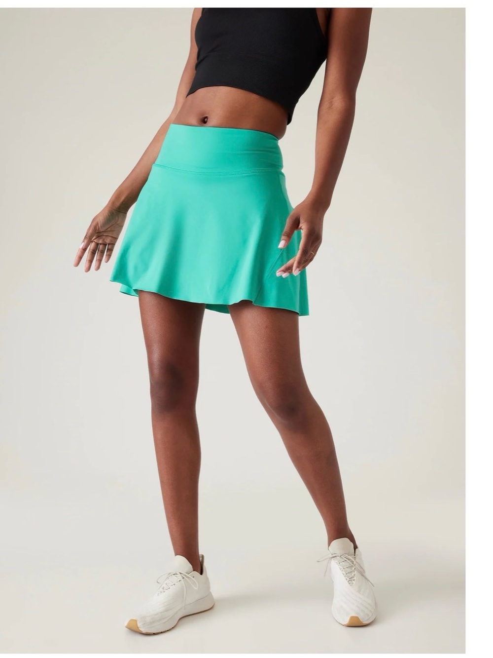 Athleta Ace Tennis Skirt/skort Active, skater, Teal colorway, sz M, euc